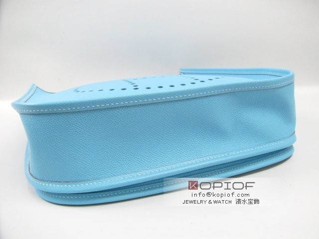 エルメス エヴリン スーパーコピー(トロワ)PMヴォーエプソン セレスト(金具シルバー) her122